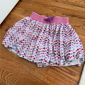 American Girl Stars Skirt Skort Size Medium (10/12)
